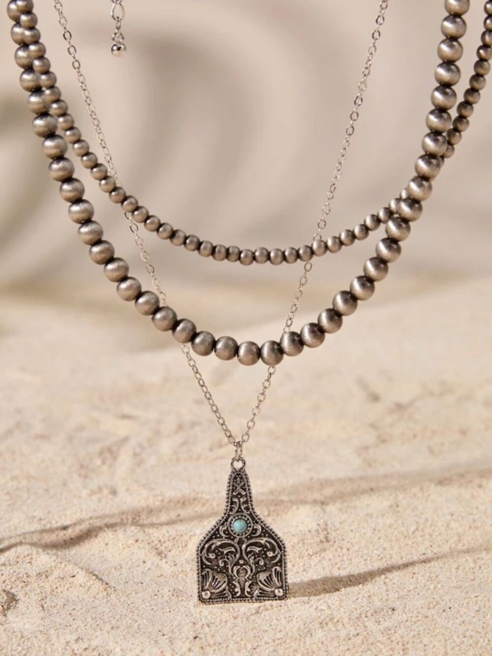 Bohobeaded necklace 2732